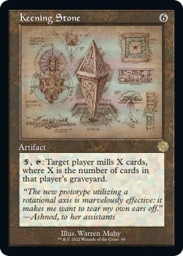 Keening Stone (Schematic) (89) (The Brothers' War: Retro Frame Artifacts)