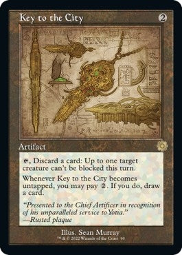 Key to the City (Schematic) (90) (The Brothers' War: Retro Frame Artifacts)