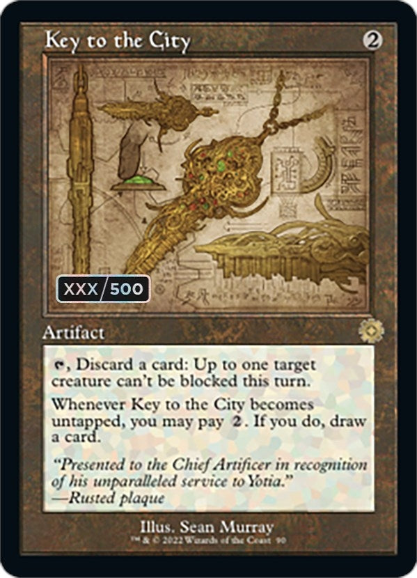 Key to the City (Schematic) (Serial Numbered) (90) (The Brothers' War: Retro Frame Artifacts)