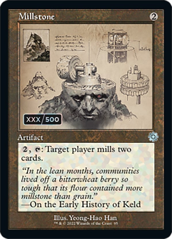 Image for Millstone (Schematic) (Serial Numbered) (95) (The Brothers' War: Retro Frame Artifacts) - Magic: The Gathering