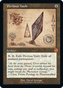 Perilous Vault (Schematic) (101) (The Brothers' War: Retro Frame Artifacts)
