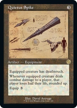 Image for Quietus Spike (Schematic) (109) (The Brothers' War: Retro Frame Artifacts) - Magic: The Gathering