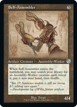 Image for Self-Assembler (Schematic) (114) (The Brothers' War: Retro Frame Artifacts) - Magic: The Gathering