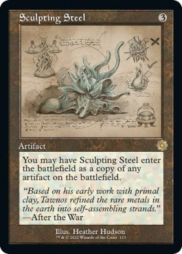 Sculpting Steel (Schematic) (113) (The Brothers' War: Retro Frame Artifacts)