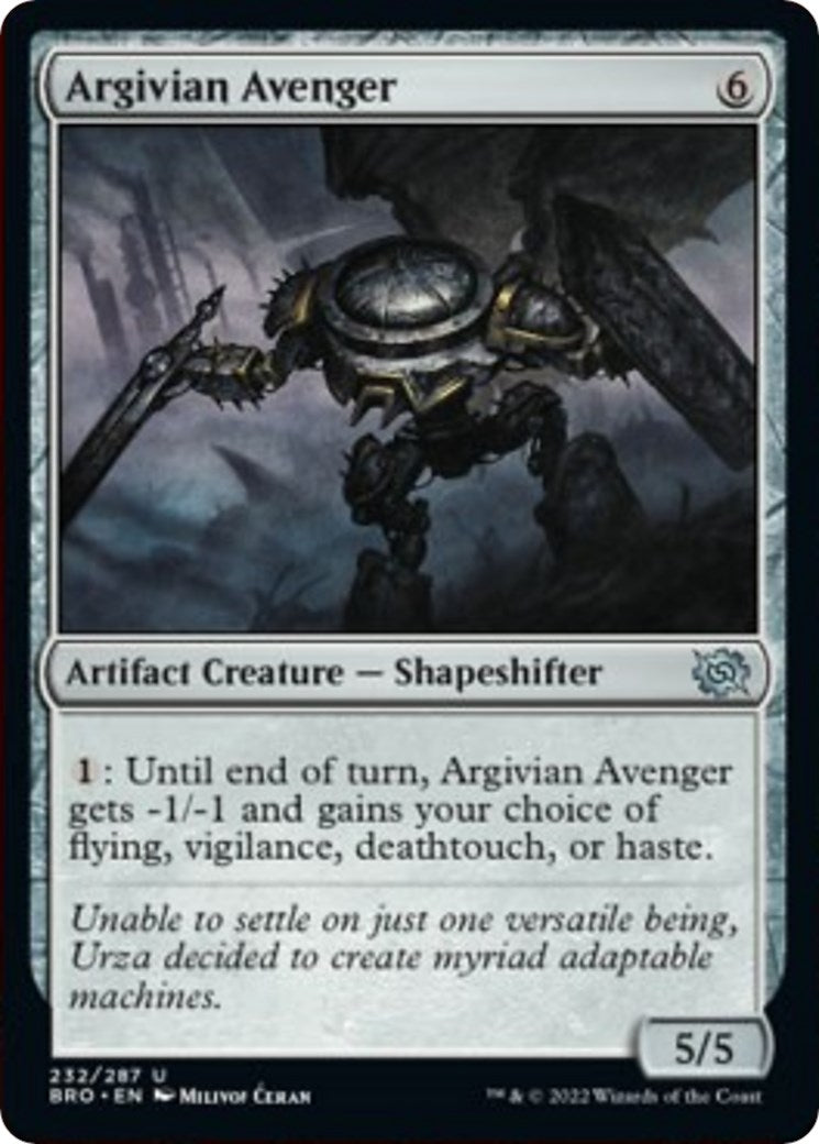 Image for Argivian Avenger (232) (The Brothers' War) - Magic: The Gathering