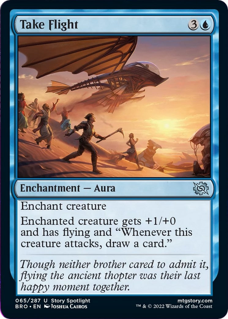 Image for Take Flight (65) (The Brothers' War) - Magic: The Gathering
