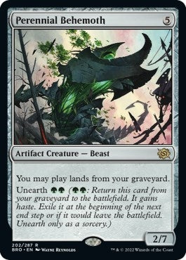 Image for Perennial Behemoth (202) (The Brothers' War) - Magic: The Gathering