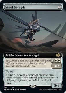 Image for Steel Seraph (Extended Art) (311) (The Brothers' War) - Magic: The Gathering