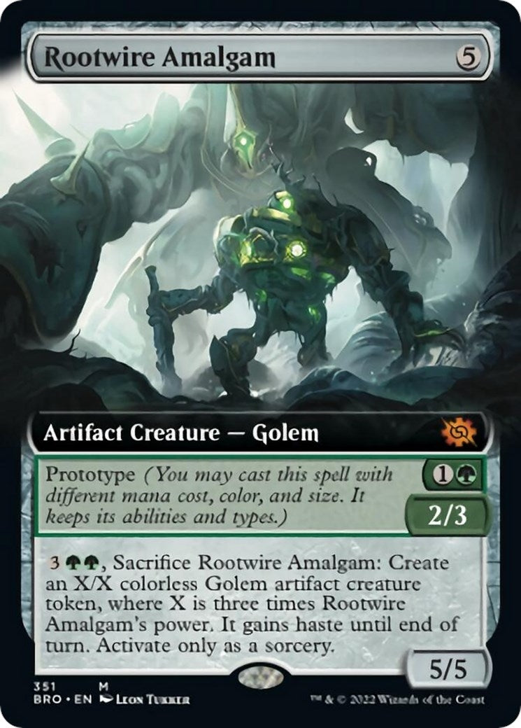 Image for Rootwire Amalgam (Extended Art) (351) (The Brothers' War) - Magic: The Gathering