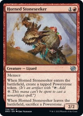 Image for Horned Stoneseeker (138) (The Brothers' War) - Magic: The Gathering