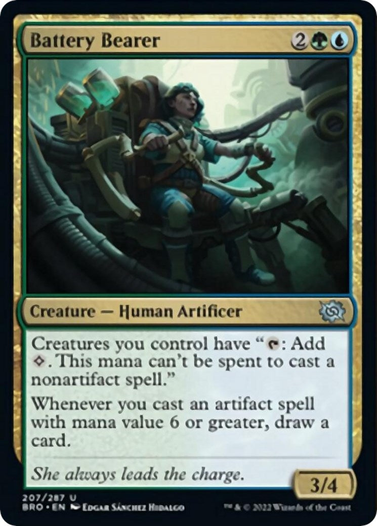 Image for Battery Bearer (207) (The Brothers' War) - Magic: The Gathering