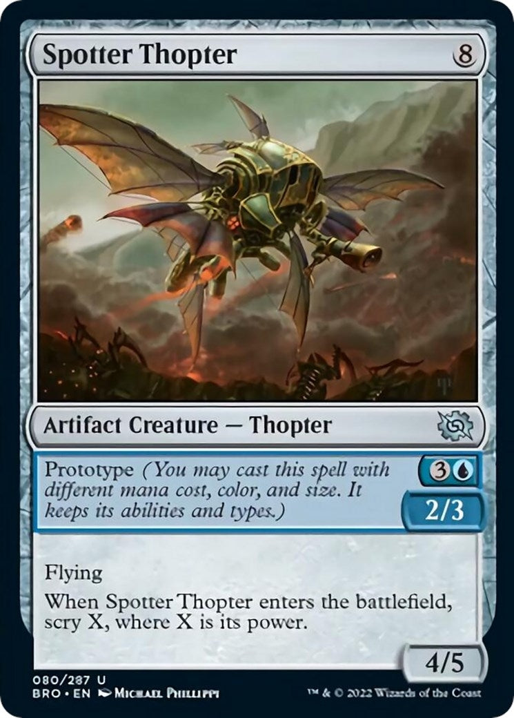 Image for Spotter Thopter (80) (The Brothers' War) - Magic: The Gathering