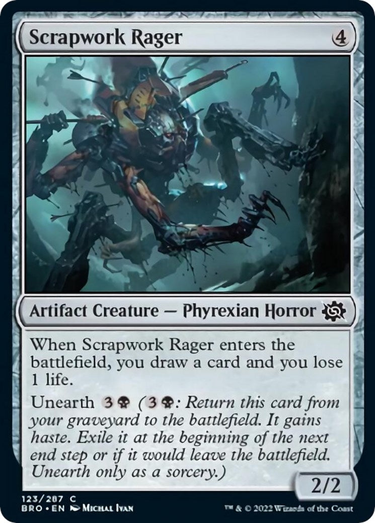 Image for Scrapwork Rager (123) (The Brothers' War) - Magic: The Gathering