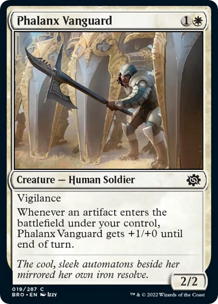 Image for Phalanx Vanguard (19) (The Brothers' War) - Magic: The Gathering