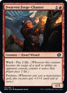 Image for Dwarven Forge-Chanter (131) (The Brothers' War) - Magic: The Gathering