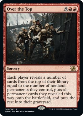 Image for Over the Top (146) (The Brothers' War) - Magic: The Gathering