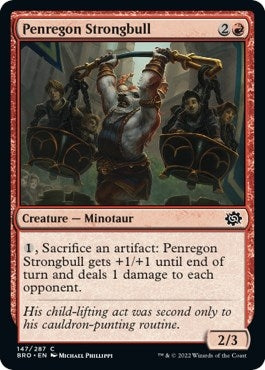 Image for Penregon Strongbull (147) (The Brothers' War) - Magic: The Gathering