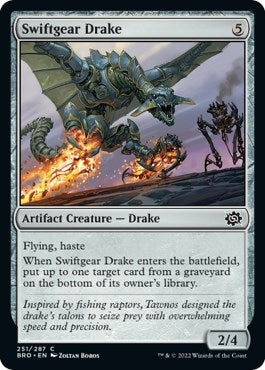 Image for Swiftgear Drake (251) (The Brothers' War) - Magic: The Gathering