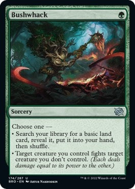 Image for Bushwhack (174) (The Brothers' War) - Magic: The Gathering