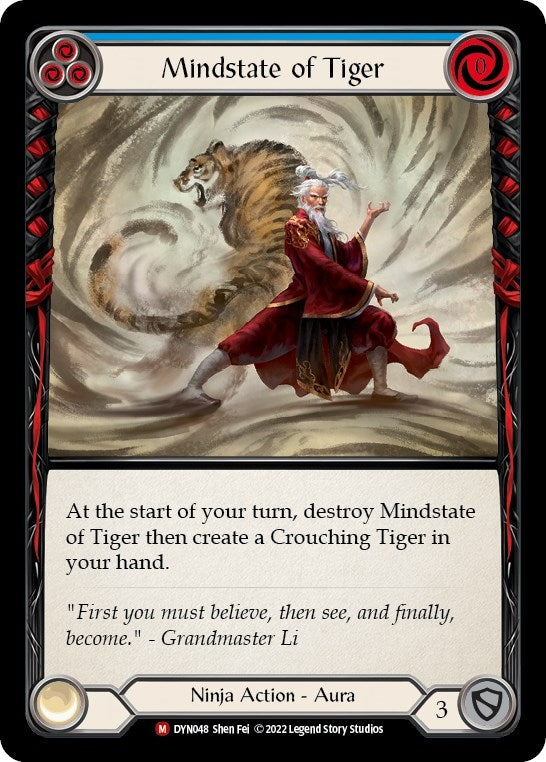Image for Mindstate of Tiger (DYN048) (Dynasty) - Flesh and Blood TCG