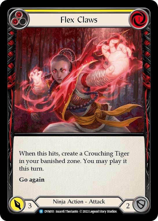Image for Flex Claws (Yellow) (DYN051) (Dynasty) - Flesh and Blood TCG