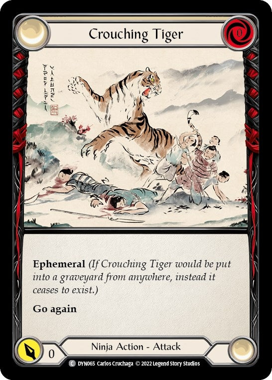Image for Crouching Tiger (DYN065) (Dynasty) - Flesh and Blood TCG