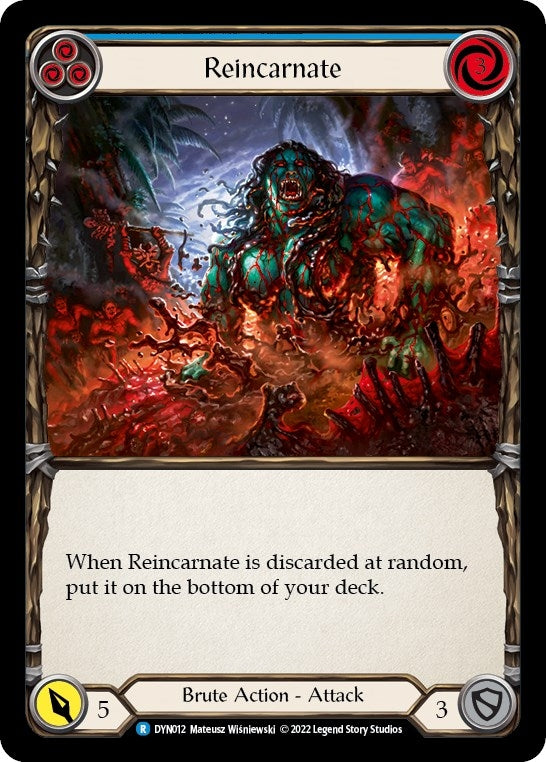 Image for Reincarnate (Blue) (DYN012) (Dynasty) - Flesh and Blood TCG