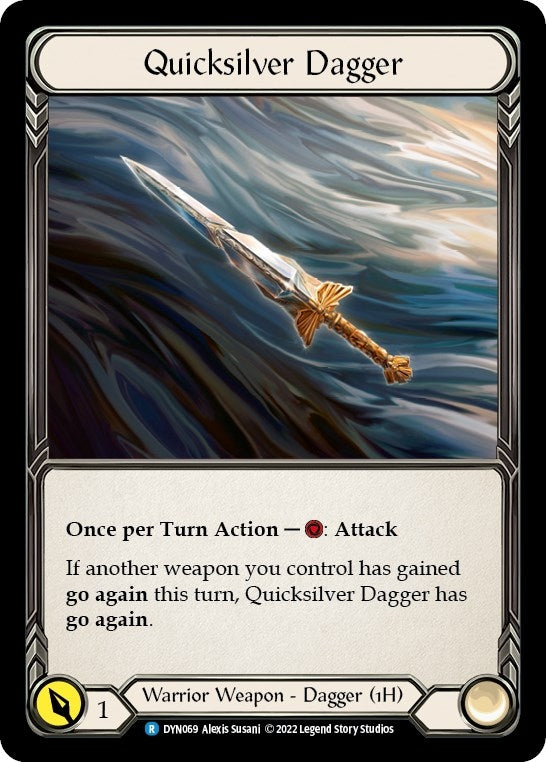 Image for Quicksilver Dagger (DYN069) (DYN069) (Dynasty) - Flesh and Blood TCG