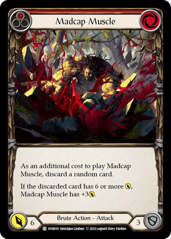 Image for Madcap Muscle (Red) (DYN019) (Dynasty) - Flesh and Blood TCG