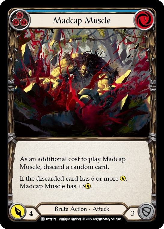Image for Madcap Muscle (Blue) (DYN021) (Dynasty) - Flesh and Blood TCG