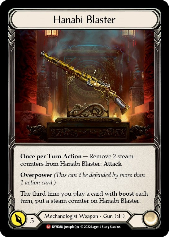 Image for Hanabi Blaster (DYN088) (Dynasty) - Flesh and Blood TCG