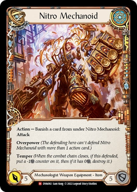 Image for Construct Nitro Mechanoid // Nitro Mechanoid (DYN092) (Dynasty) - Flesh and Blood TCG