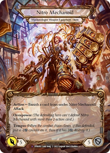 Image for Construct Nitro Mechanoid // Nitro Mechanoid (Marvel) (DYN092) (Dynasty) - Flesh and Blood TCG