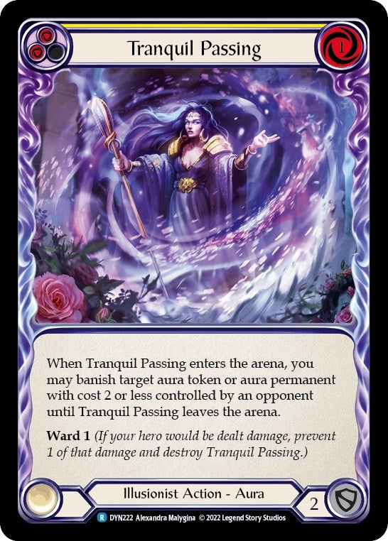 Image for Tranquil Passing (Yellow) (DYN222) (Dynasty) - Flesh and Blood TCG