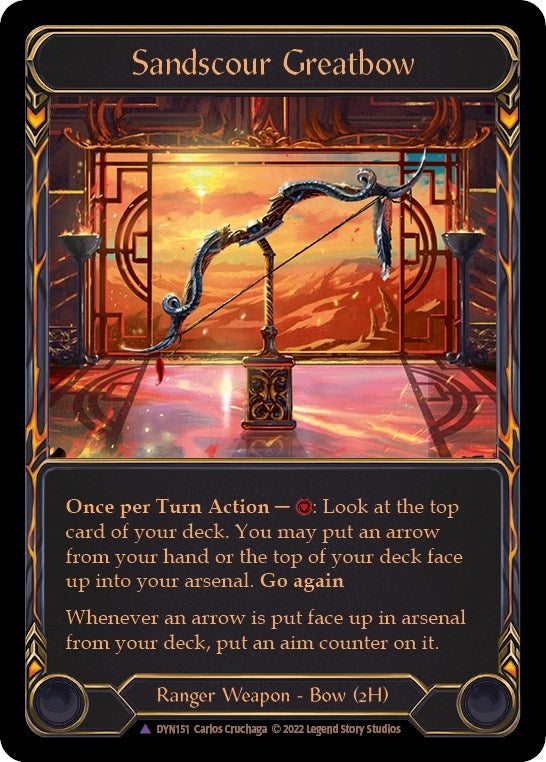 Image for Sandscour Greatbow (Marvel) (DYN151) (Dynasty) - Flesh and Blood TCG