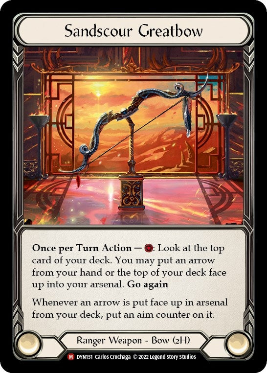 Image for Sandscour Greatbow (DYN151) (Dynasty) - Flesh and Blood TCG