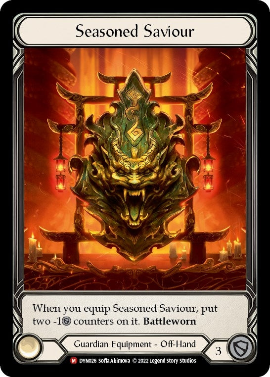 Image for Seasoned Saviour (DYN026) (Dynasty) - Flesh and Blood TCG