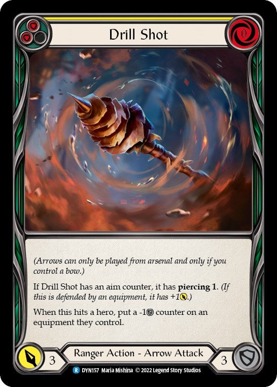 Image for Drill Shot (Yellow) (DYN157) (Dynasty) - Flesh and Blood TCG