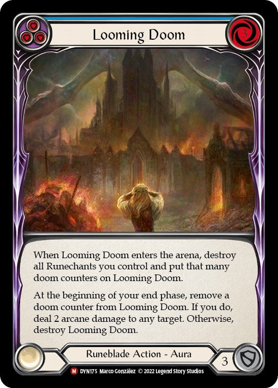 Image for Looming Doom (DYN175) (Dynasty) - Flesh and Blood TCG