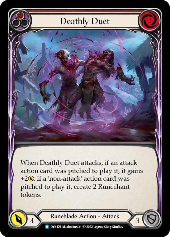 Image for Deathly Duet (Red) (DYN176) (Dynasty) - Flesh and Blood TCG