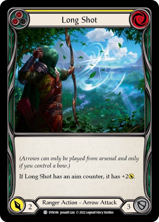 Image for Long Shot (Yellow) (DYN166) (Dynasty) - Flesh and Blood TCG
