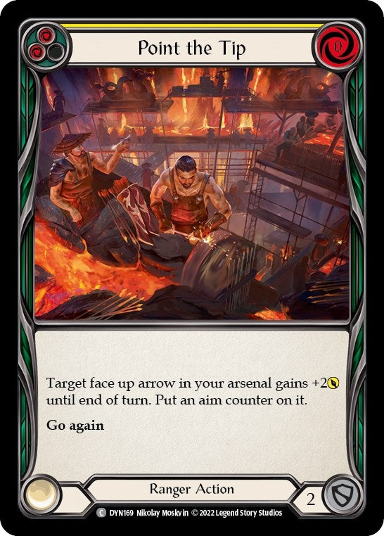 Image for Point the Tip (Yellow) (DYN169) (Dynasty) - Flesh and Blood TCG