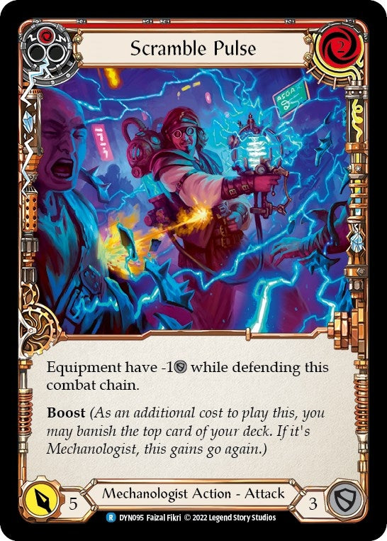 Image for Scramble Pulse (Red) (DYN095) (Dynasty) - Flesh and Blood TCG
