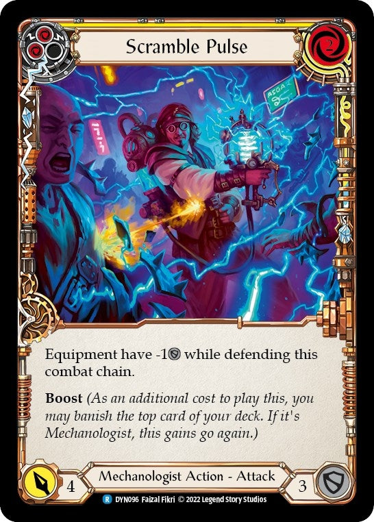 Image for Scramble Pulse (Yellow) (DYN096) (Dynasty) - Flesh and Blood TCG