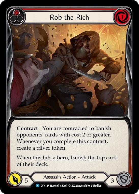 Image for Rob the Rich (Red) (DYN127) (Dynasty) - Flesh and Blood TCG