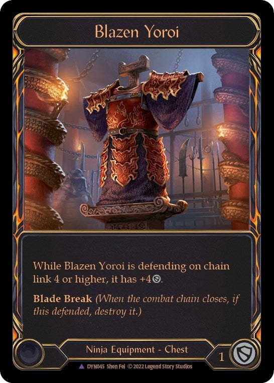 Image for Blazen Yoroi (Marvel) (DYN045) (Dynasty) - Flesh and Blood TCG