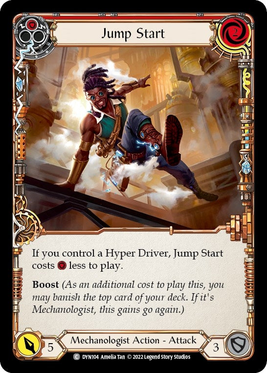 Image for Jump Start (Red) (DYN104) (Dynasty) - Flesh and Blood TCG