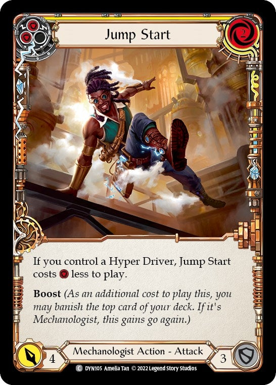 Image for Jump Start (Yellow) (DYN105) (Dynasty) - Flesh and Blood TCG