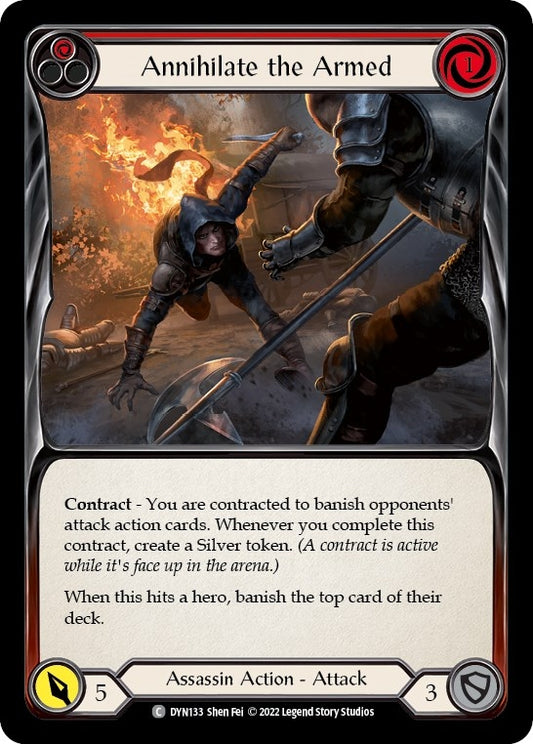 Image for Annihilate the Armed (Red) (DYN133) (Dynasty) - Flesh and Blood TCG