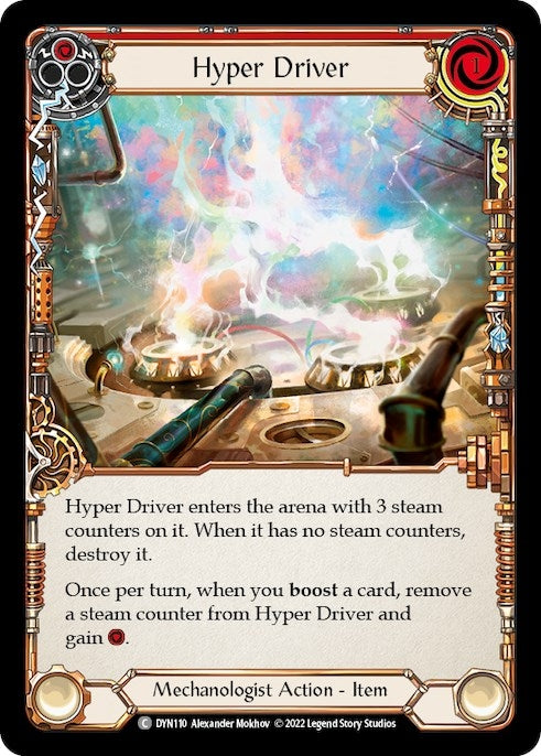 Image for Hyper Driver (Red) (DYN110) (Dynasty) - Flesh and Blood TCG